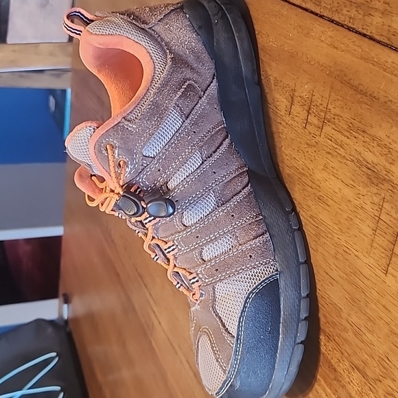 ANODYNE BROWN AND ORANGE HIKING SHOES SZ 10.5 - Picture 6 of 16
